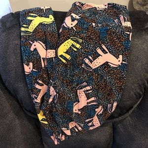LuLaRoe Multicolor Animal Print Leggings